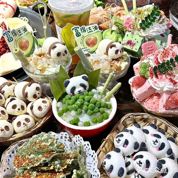 太原！熊猫主题甜品！已经next level