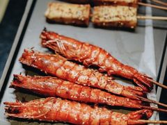 烤海虾-何妹湿辣牛肉·粤式烧烤砂煲(桂雅路店)