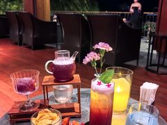 -日落吧·海景咖啡厅·餐酒吧·鸡尾酒·下午茶·乐队表演·浪漫夕阳·三亚文华东方酒店