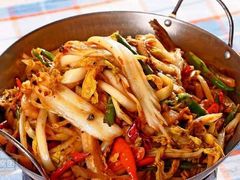 干锅娃娃菜-村东第一家私房菜馆(古北水镇店)