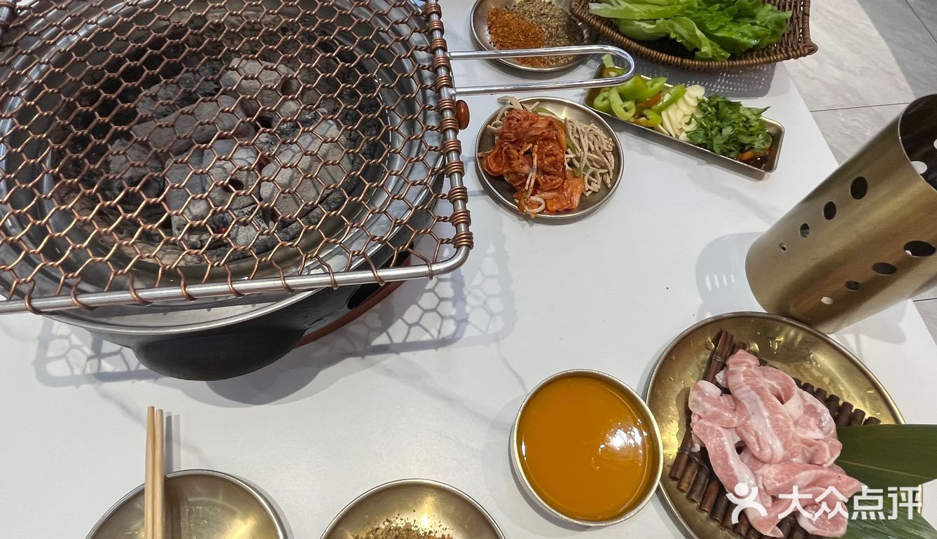 光顾n次的烤肉店