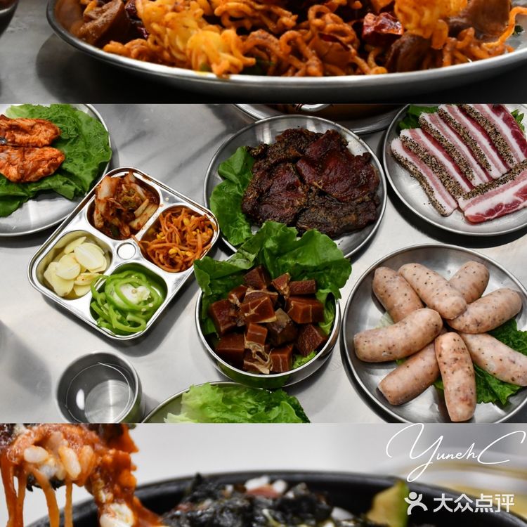 网红炭火烤肉店