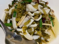 雪菜炒乌贼-明州小宴(文化广场店)