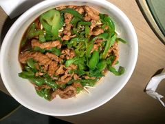青椒肉丝盖浇面-花园茶楼(兴城西路店)