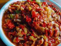 -歹歹的加个面过油肉拌面
