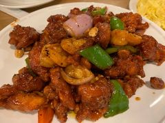 椒香虾仁爆鸡球-陈傻子餐厅(世纪都会店)