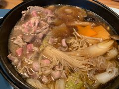 日式牛肉寿喜锅-王鼎精致料理铁板烧(世博源店)