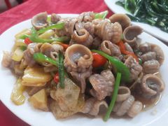 酸菜炒鱼肠-蛇口康乐快餐鱼仔档(翠苑小区店)