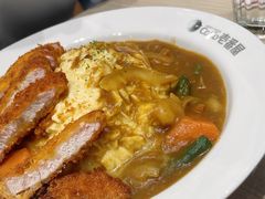 炸猪排咖喱蛋包饭-CoCo壱番屋