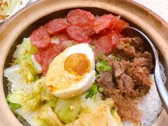 牛肉腊肠煲仔饭-膳心记-明火四宝煲仔饭(燕南店)
