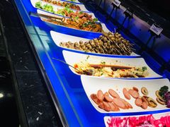 自助取餐区-九寸花汀海鲜烤肉自助(中东迪克店)