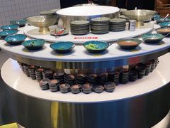自助调料区-千锅涮肥牛火锅(普宁万泰汇店)