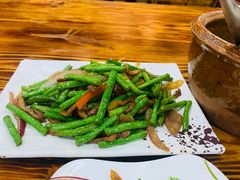 猪颈炒长豆-客家养生油茶(汕尾店)