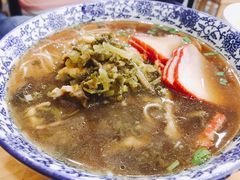苏式雪菜叉烧面-裕兴记·三虾面(西北街总店)