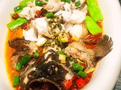 鲜花椒蒸海上班-天瑞轩·粤菜餐厅