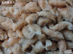 好薄好透明的鱼皮饺-明兴正宗潮州五彩鱼蛋粉面(中山六路店)