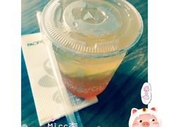 芒果气泡茉莉茶-太平洋咖啡(市府恒隆二店)