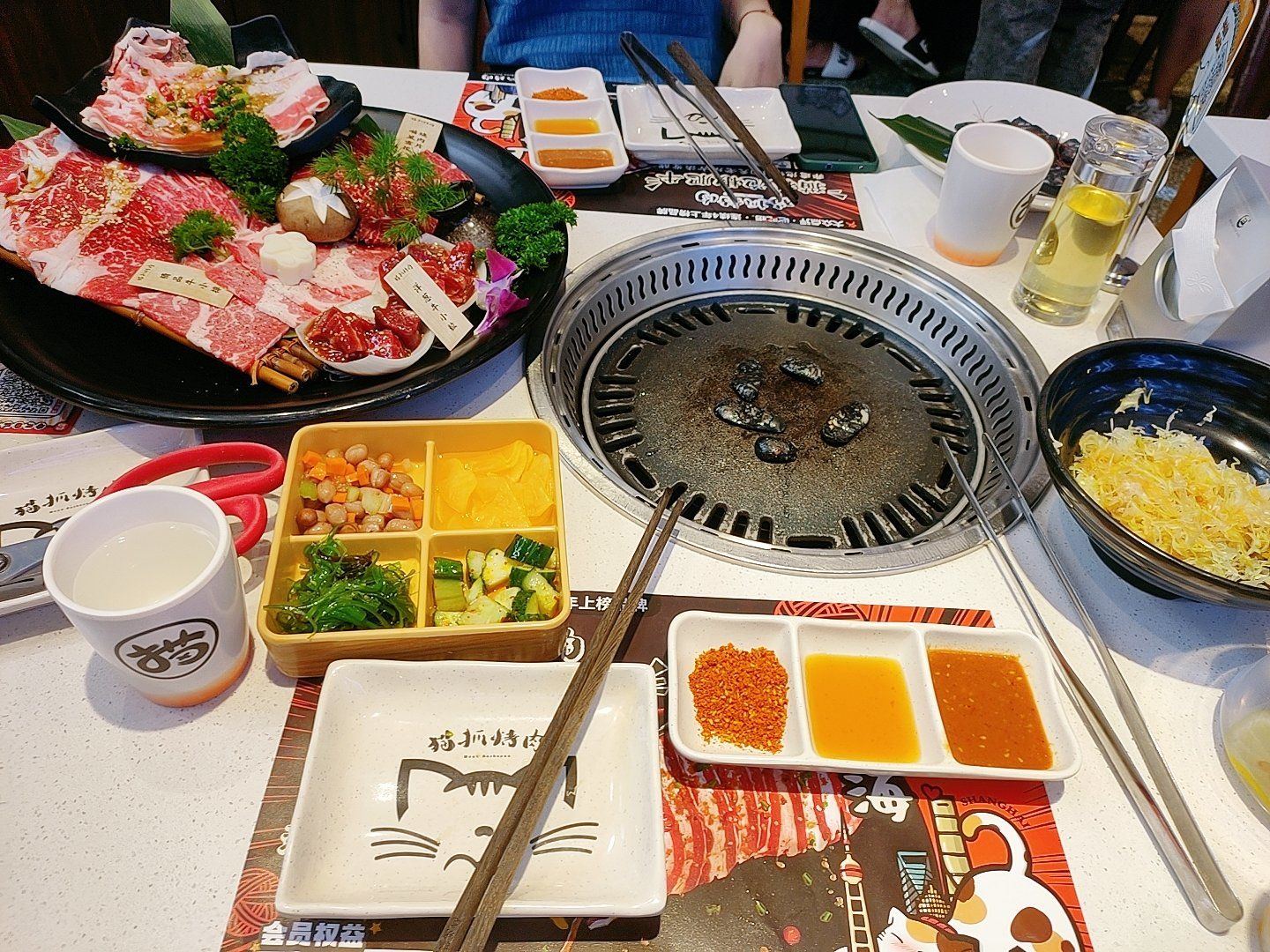 静安大悦城,超好吃的猫抓烤肉