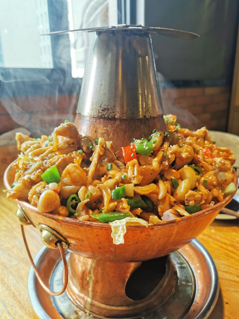 炭烧火锅,满足满足