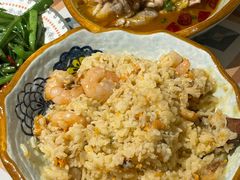 蟹粉虾仁捞饭-十面欢腾·海鲜面·台式Bistro(长乐路店)