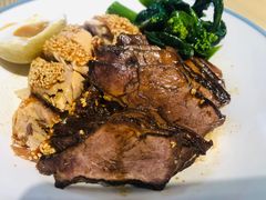 芝麻鸡拼酱牛肉饭-深井烧(竹林境社区店)