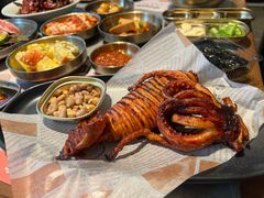 -草家酱蟹炭火烤肉店(珲春南路一店)