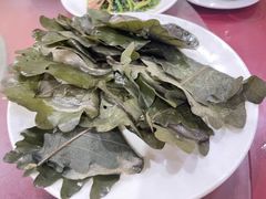 饽椤叶饼-山海关清和浑锅店