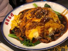芝士滑蛋卤肉饭-港爺茶檔·茶餐厅(东晓南路店)