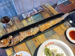 炭烤冰鲜带鱼-金谷园饺子·烧烤(人大总店)