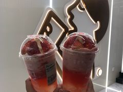 雪山莓莓桂花冻-喜茶(广州中山六路店)