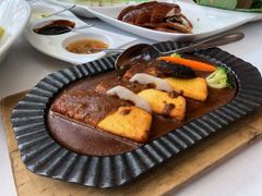 肉汁铁板煎豆腐-梧桐
