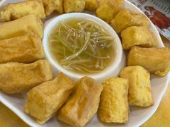 炸豆腐-台山美食一绝阿四台山黄鳝饭(阿四创作店)