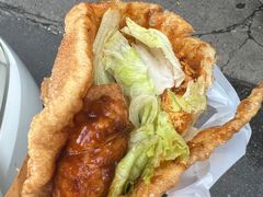-小红车炸蛋葱油饼