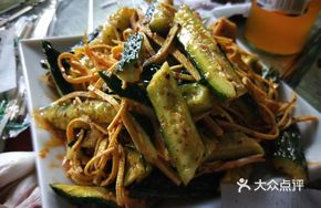 Cucumber and Tofu Skin Salad