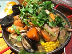 手抓海鲜冬阴功味-仓库南洋海鲜小排档(柳河路店)