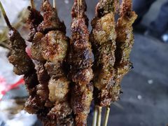 -劳动公园新疆人烤腰子