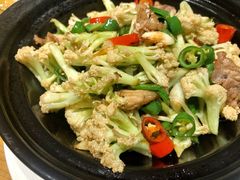 小炒有机菜花-一轩饺子馆(丽都店)