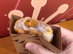 芋泥蛋黄馅料很足-熊姬手作茶物(汇金谷店)