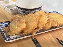 鸡蛋炸馒头片-大槐树烤肉馆