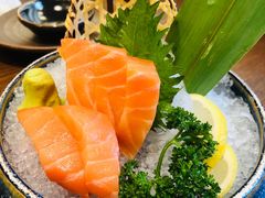 三文鱼刺身-魟阳日式料理(庆春店)