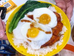 黑椒鸡扒双蛋饭-澳门陈光记烧味饭店(南京德基广场店)