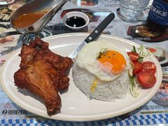 生炸手枪鸡腿饭-敏华冰厅(平安金融中心店)