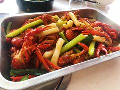 香辣年糕小龙虾-香蟹园金湖龙虾(金磐路旗舰店)