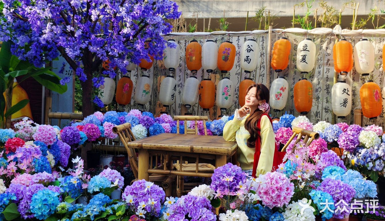 在花海里吃火锅是一种什么体验⁉