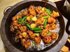 酱爆石锅鸡中翅-绿茶餐厅(成都大悦城店)