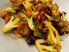 蒜拍烟肉炒田园菜花-太兴餐厅(东方广场分店)