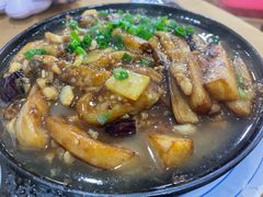 鱼香茄子煲-众源美食(光复阁店)