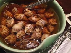 古越陈酿煮花螺-杭州西子湖四季酒店·金沙厅