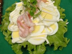 鸡蛋虾开放三明治，正宗的丹麦菜的，好吃啊-DK45丹麦家居生活馆·依诺维绅(798店)