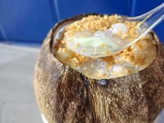 -椰爺爺·椰子冻砵仔糕